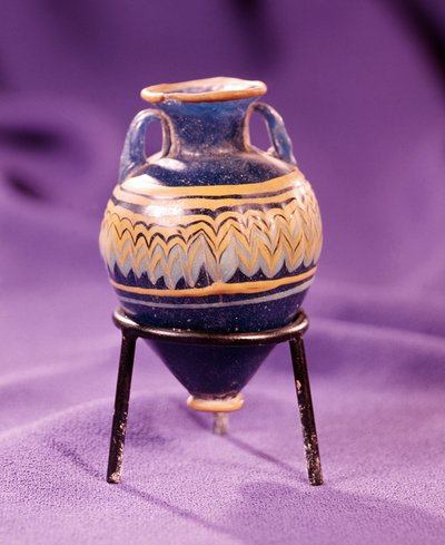 Amfora, 3.-4. století před naším letopočtem (sklo) od Egyptian Egyptian