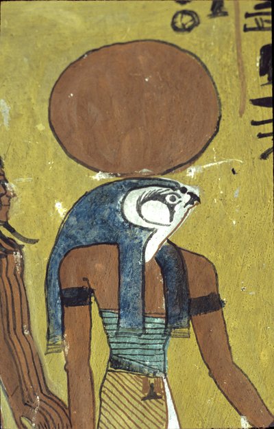 Starověký Egypt, Nástěnná malba, Sennedjemská hrobka, Hrobka šlechticů, Théby, Deir el Medina od Egyptian Egyptian