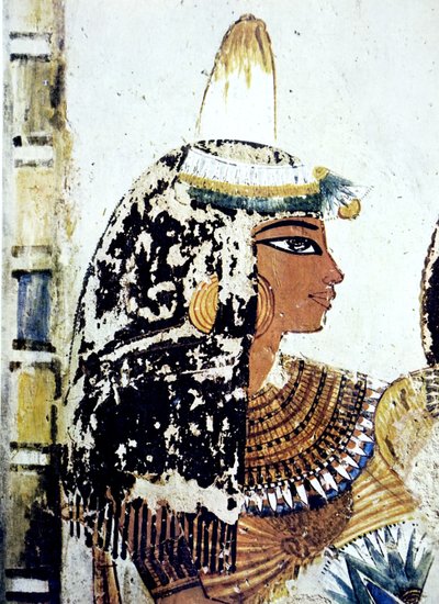 Nástěnná malba egyptské hrobky od Egyptian Egyptian