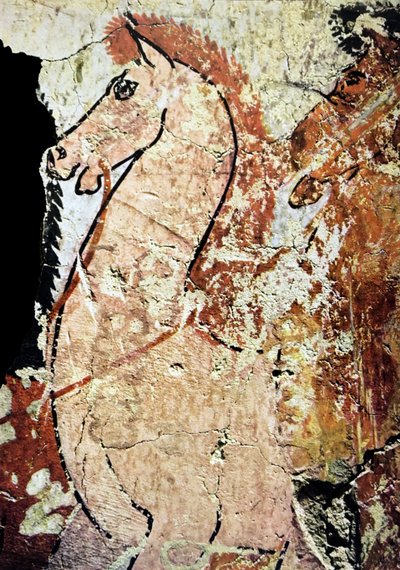 Nástěnná malba egyptské hrobky od Egyptian Egyptian