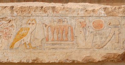 Nízký reliéf. Pohřební chrám Hatšepsut, Deir el Bahari od Egyptian Egyptian