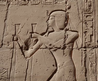 Faraon s kobrou, Luxorský chrám (reliéf) od Egyptian Egyptian