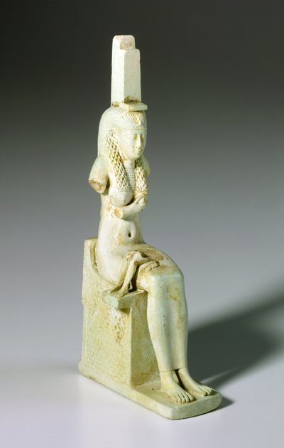 Amulet Isis a Hora, 305-30 př.nl (fajáns) od Egyptian Ptolemaic Period