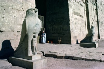 Vstup do Horova chrámu od Egyptian Ptolemaic Period