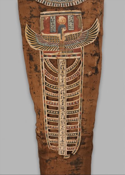 Mumie Nesmin (detail), 200-30 př.nl od Egyptian Ptolemaic Period