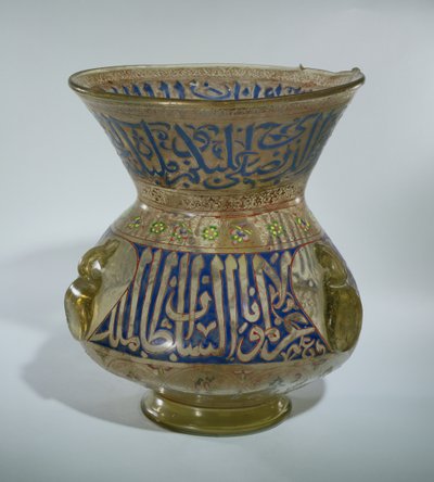 Mešita Lamp ve jménu al Malik al Nasu Muhammad, kolem 1300-1340 (smaltované sklo) od Egyptian School