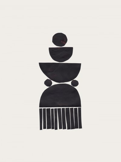 Abstraktní geometrický totem od Ejaaz Haniff