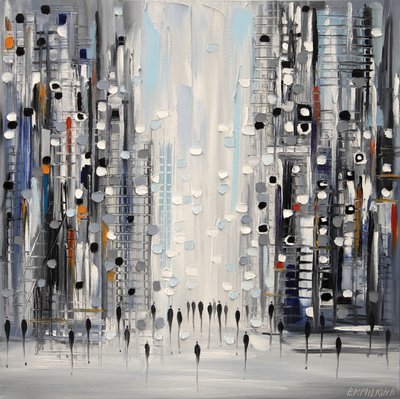 City Flow – abstrakt od Ekaterina Ermilkina