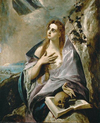 Máří Magdaléna (malba na plátně) od El (1541-1614) Greco