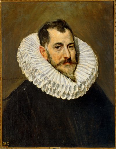 Portrét kavalíra (malba na plátně) od El (1541-1614) Greco