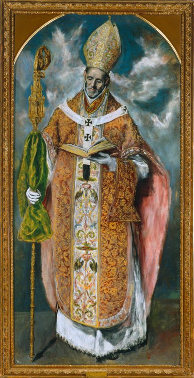 Svatý Ildefonso (obraz) od El (1541-1614) Greco