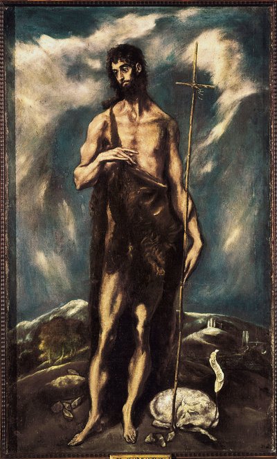 Svatý Jan Křtitel, c. 1600-05 (olej na plátně) od El Greco
