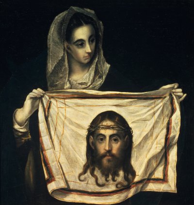 Svatá Veronika se Svatým rubášem od El Greco