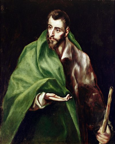 Apotre Saint James Maggiore. Obraz Domenikos Theotokopoulos dit El Greco (1540-1614) od El Greco