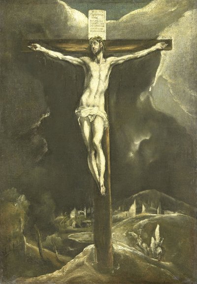 Kristus na kříži od El Greco (workshop of)