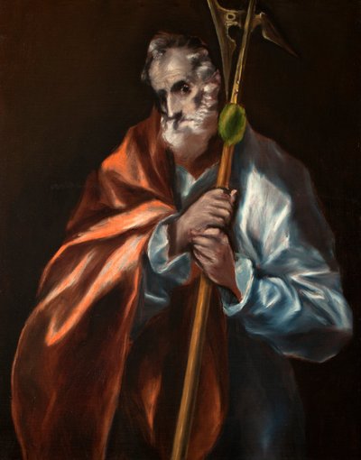 Španělsky: San Judas Tadeo Apoštol sv. Tadeáš (Juda) od El Greco