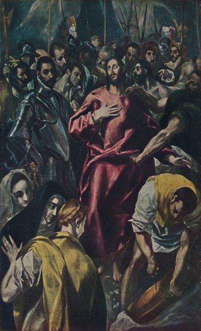 Espolio Entkleidung Christi., Svlékání Krista, c1577-1579, 1938 od El Greco