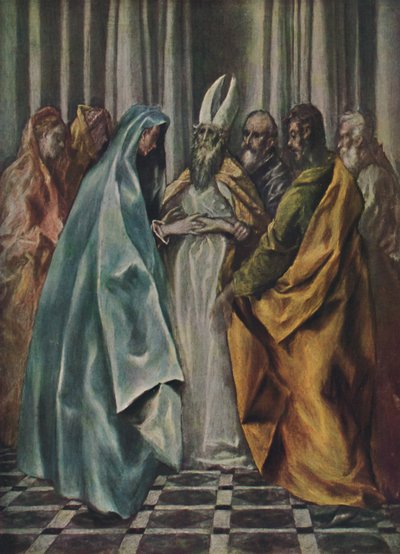 Mariae Verlobnis, Zasnoubení Panny, c1600-1614, 1938 od El Greco