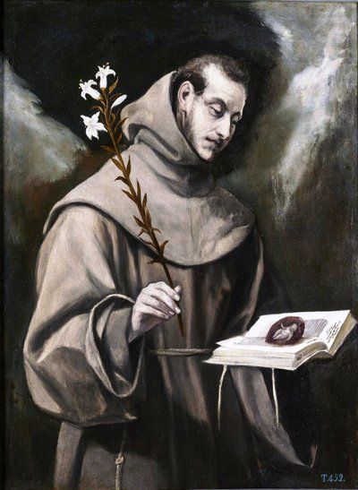 Svatý Antonín Paduánský








































































































" od El Greco