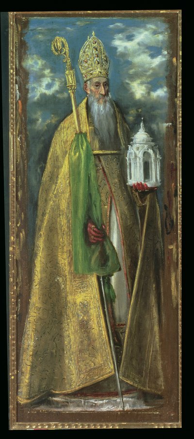 Svatý Augustin z Hrocha (354-430) 1590 od El Greco