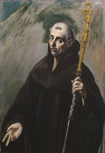 Svatý Benedikt z Nursie, 1577-1579 od El Greco