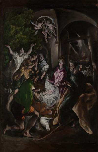 Klanění pastýřů, ca. 1605-10. od El Greco