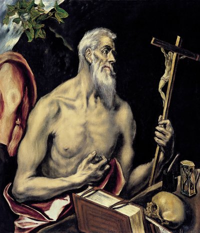 Kající svatý Jeroným od El Greco