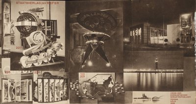 SSSR. Katalog sovětského pavilonu na Mezinárodní tiskové výstavě v Kolíně nad Rýnem, 1928 od Eliezer Markowich Lissitzky