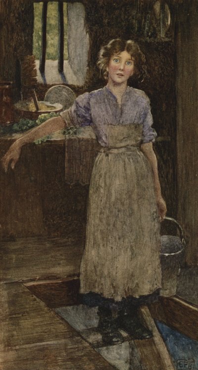 Ale Bůh má několik z nás, kterým šeptá do ucha (barva lito) od Eleanor Fortescue Brickdale