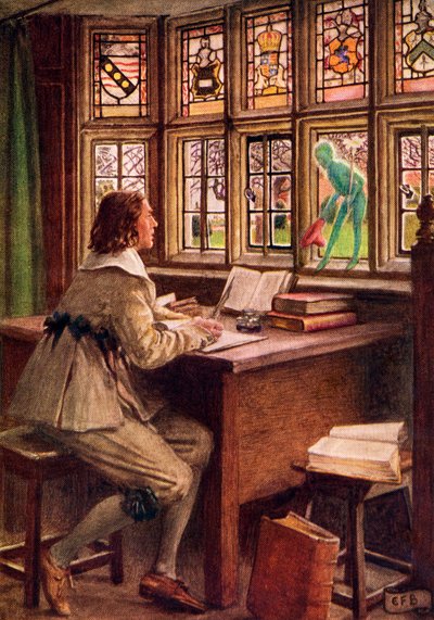 Ilustrace k básni Madrigal od Shakespeara, z knihy 