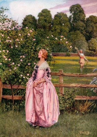 Ilustrace k básni The Manly Heart od Withera, z knihy 