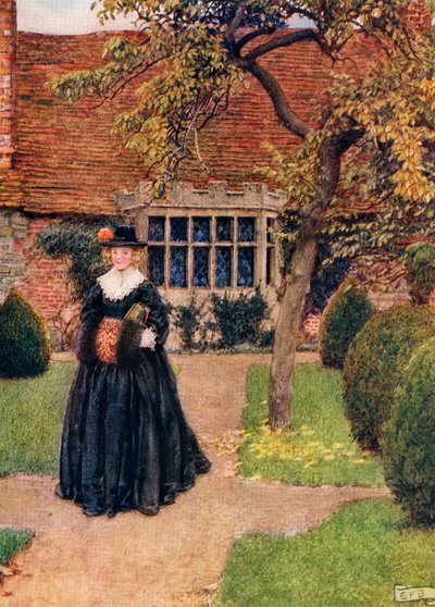 Ilustrace k básni The Poetry of Dress od Herricka z knihy „Palgrave