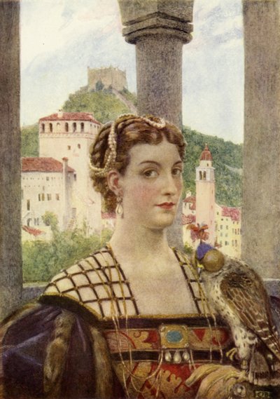 Kate the Queen (barva lito) od Eleanor Fortescue-Brickdale
