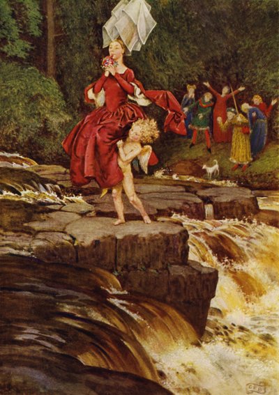 Láska najde cestu (barva litho) od Eleanor Fortescue Brickdale