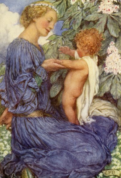 Poslední jízda spolu (barevné lito) od Eleanor Fortescue Brickdale