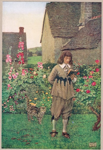 The Wish, ilustrace z „Knihy starých anglických písní a balad“, vydané Stodderem a Houghtonem, kolem roku 1910 (barevné lito) od Eleanor Fortescue Brickdale