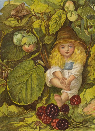 Ořechový keř (barva litho) od Eleanor Fortescue-Brickdale
