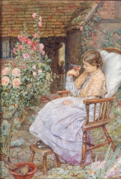 Neboť, jaké jsou hlasy ptáků, Ay, a zvířat, – ale od Eleanor Fortescue-Brickdale