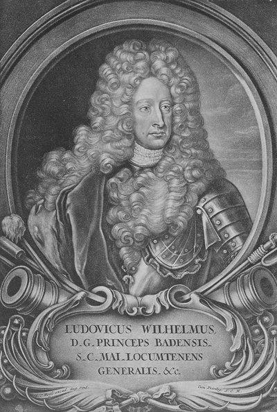 Ludvík Vilém z Baden-Badenu od Elias Christoph Heiss