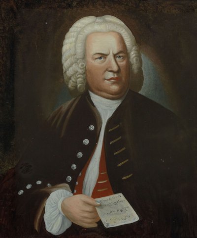 Portrét Johanna Sebastiana Bacha z poloviny 18. od Elias Gottlob Haussmann