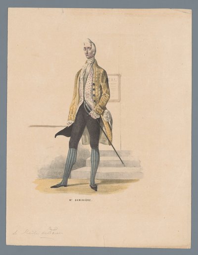 Pan Deminière (titul na předmětu) od Elias Spanier (attributed to)