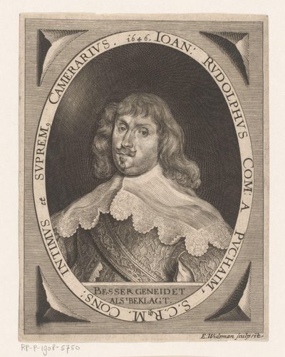 Portrét Johanna Rudolpha von Puchaima od Elias Widemann