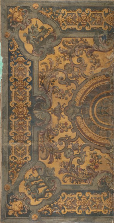 Strop s putti v rozích od Elias van Nijmegen