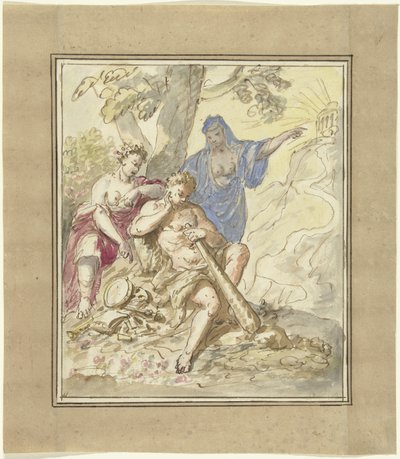 Herkules na křižovatce od Elias van Nijmegen