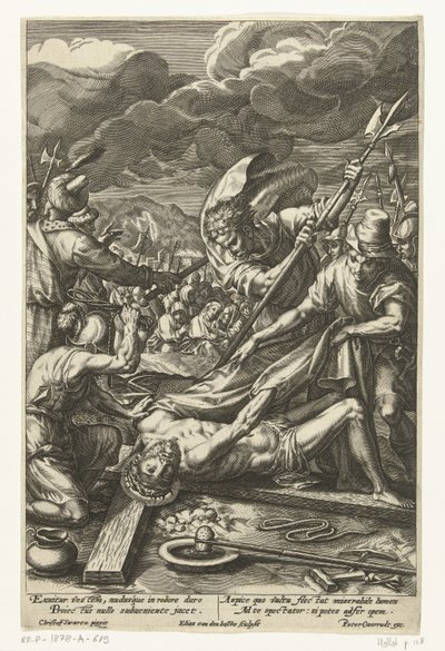 Kristus se svlékl ze šatů Umučení Krista (název série) od Elias van den Bossche