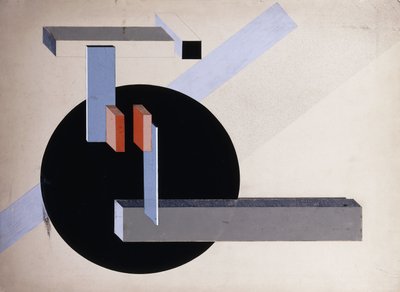 Proun N 89 od Eliezer Markowich Lissitzky