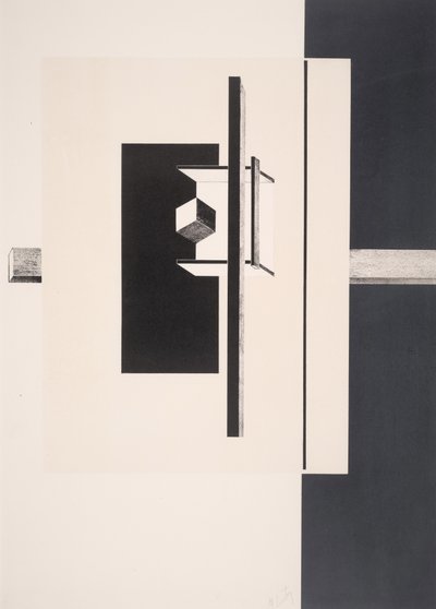 Nepojmenovaná od Eliezer Markowich Lissitzky