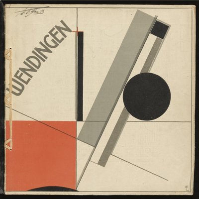 Weddingen č. 11 par Lissitzky, El (1890-1941). Barevná litografie, rozměr : 33,2x33,2 od Eliezer Markowich Lissitzky