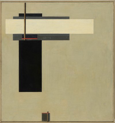 Složení Proun GBA 4, kolem roku 1923 od Eliezer Markowich Lissitzky