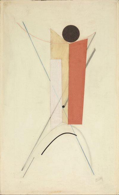 Varianta Proun 43, kolem roku 1922. od Eliezer Markowich Lissitzky